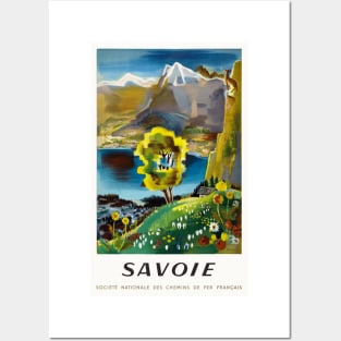 Savoie France Vintage Poster 1946 Posters and Art